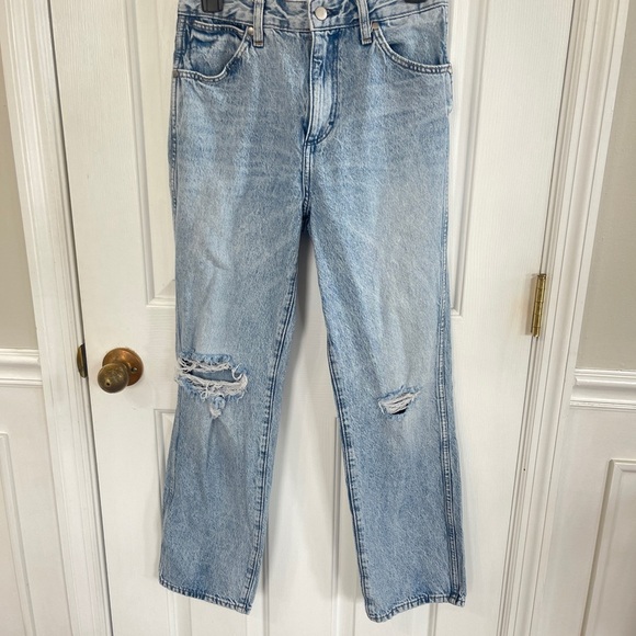 Wrangler Wild West Women’s 27x28  High Rise Straight Leg Jeans  Denim Read Desc - Picture 2 of 7